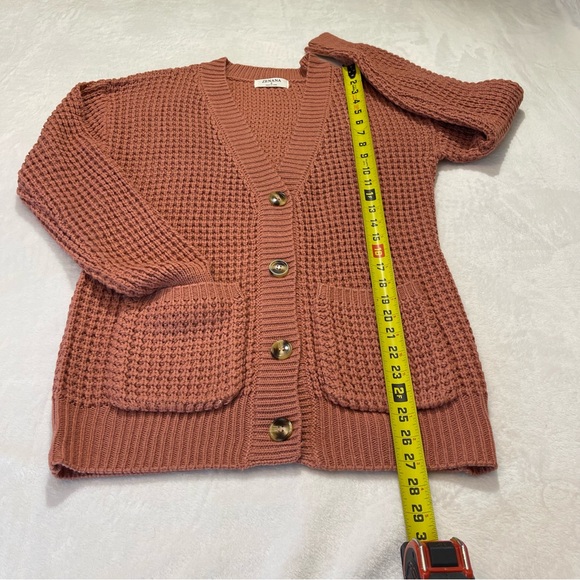 ZENANA, WOMENS CARDIGAN KNIT SWEATER SIZE S - Picture 3 of 8